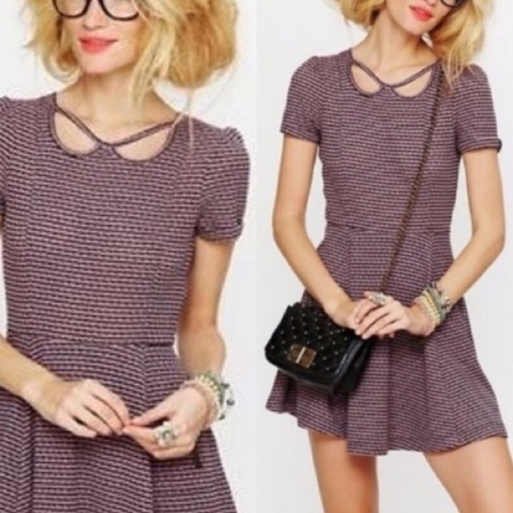 Free People Beach Striped Knit dress